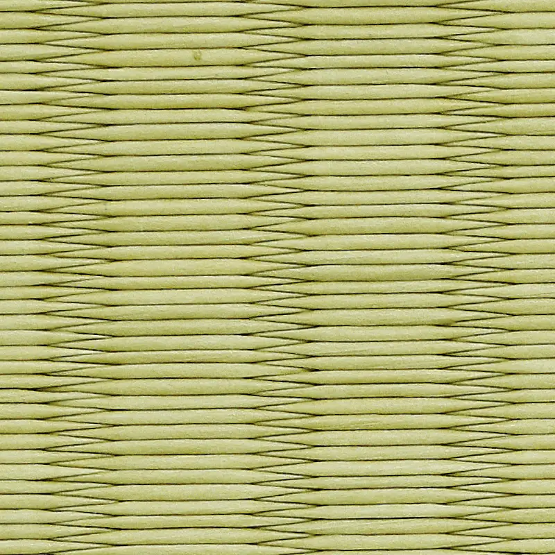 銀白色の和紙を使用した縁あり畳おもて