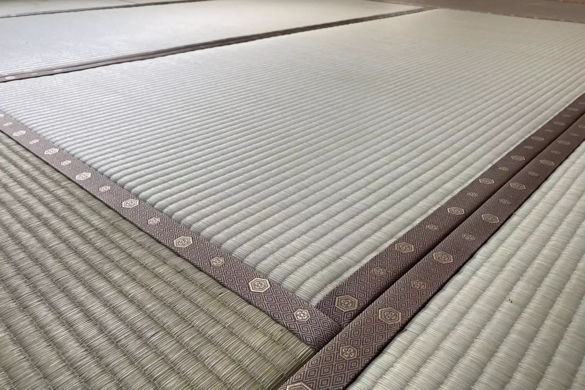 隣り合わせの畳新調と表替え